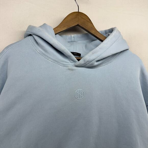 Ninth Hall Fundamentals Sweatshirt Men's XL Blue Boxy Faded Distressed Logo - Picture 5 of 16